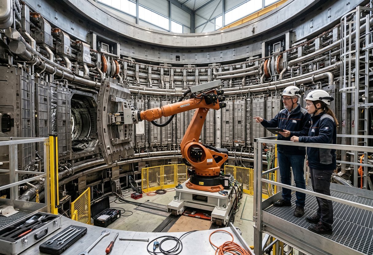 36-tonne robot takes over from Godzilla, ITER's largest industrial ...